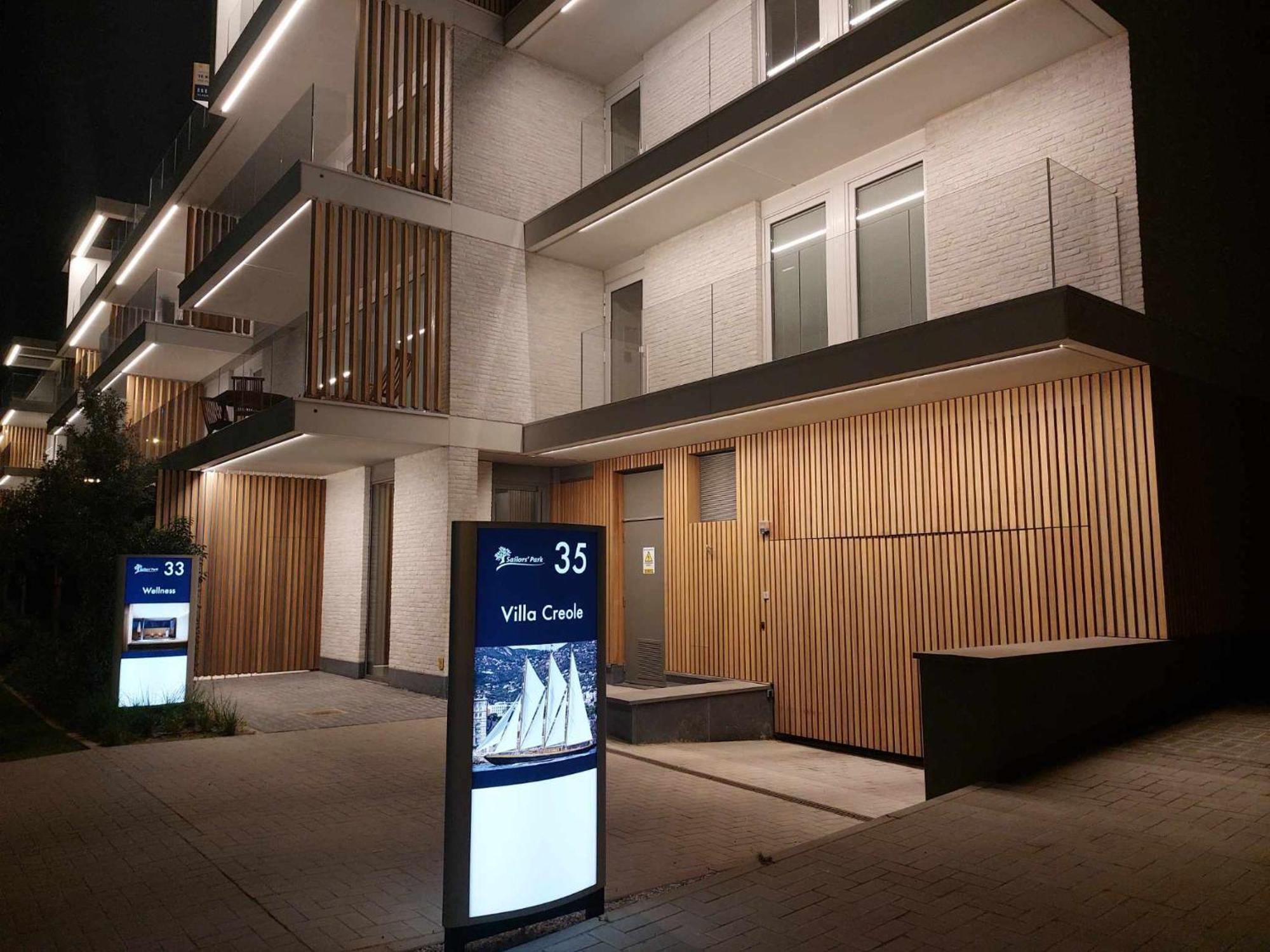 Villa Creole 0308 Luxe Appartement Met Verwarmd Zwembad Nieuwpoort Jachthaven Exterior foto